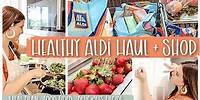 ALDI HAUL & SHOP With ME | 36LB WEIGHT LOSS MEAL PREP & CLEANING