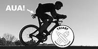 Triaby #2.17 Richtig sitzen auf dem Triathlonrad - Zeitfahrrad -Sitzbeschwerden nicht aussitzen!