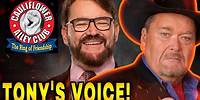 JIM ROSS inducts TONY SCHIAVONE into the CAULIFLOWER ALLEY CLUB!