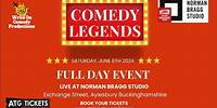 Comedy Legends Day at Aylesbury Waterside Theatre 8th June 2024