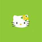 wallpapers for desktop hello kitty green big size2