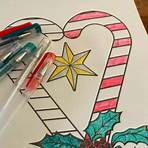 christmas candy cane coloring page free pdf2