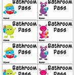 bathroom hall pass printable1