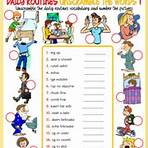 daily routine worksheet5