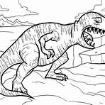 desenho do dinossauro rex para pintar1