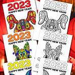 traditional food chinese new year animals printable3