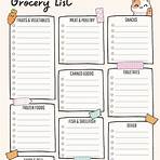 how many pages are in a grocery shopping list free printable form2