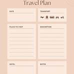 free travel schedule template4