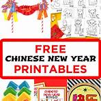 traditional food chinese new year animals printable1