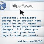 home page settings windows 101