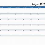 how many months are there in a calendar 2020 printable august 224