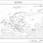 mapa da europa ocidental e oriental para colorir2