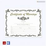 marriage certificate template1