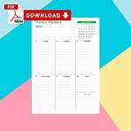 free printable weekly planner template4