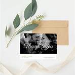 what color is a wedding card design black and white5