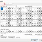 where is a currency symbol located in windows 103