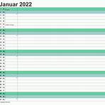 calendrier 2022 avec semaine 205
