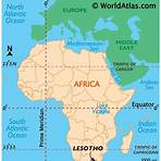 lesotho africa on map3