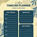 How do I create a free wedding timeline?3