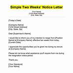 two weeks notice letter format for employee2