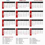 what is the 2019 pdf calendar version date2