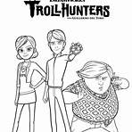 caçadores de trolls para colorir2