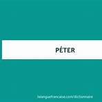 peter definition francais dictionnaire1