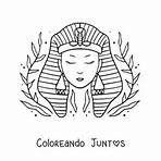 cleopatra dibujo para colorear1