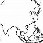 mapa continente asiático a45
