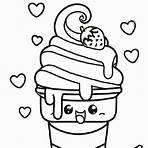 sorvete para colorir kawaii4