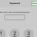 How do I Reset my iPhone voicemail password?3