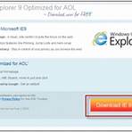 does aol mail support internet explorer 74