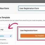 how to create a registration page on wordpress4