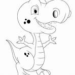 desenho do dinossauro rex para pintar3