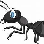 where can i get clipart for free an ant cartoon drawing black and white2