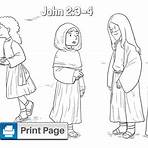 christmas candy cane coloring page jesus turns water into wine4