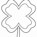 What are 4 leaf clover coloring pages?2