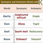 synonym and antonym list of words1