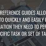 What makes a good quick reference guide?4