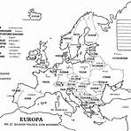 mapa da europa ocidental e oriental para colorir1