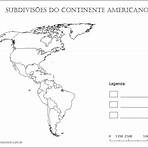 mapa continente americano para colorir1