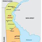 Where is the state of Delaware located on the map?2