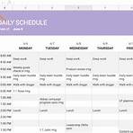 how to make a schedule of events template google docs1