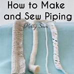 How do you sew piping into clothing?2