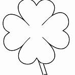 What are 4 leaf clover coloring pages?3