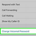 How do I Reset my iPhone voicemail password?1