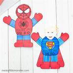 make a superhero and play with it free printable template3