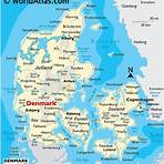 denmark map in europe1