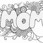 mother's day card to color2