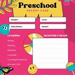 benenden school report card template for daycare for kids printable1